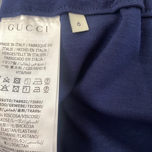 💙SOLD💙Gucci Children’s Ragazza Blue Pantalone SIZE 6 - Picture 8 of 8
